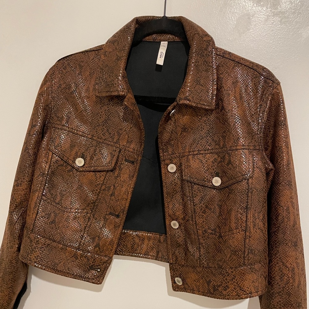 Mango Snakeskin Jacket